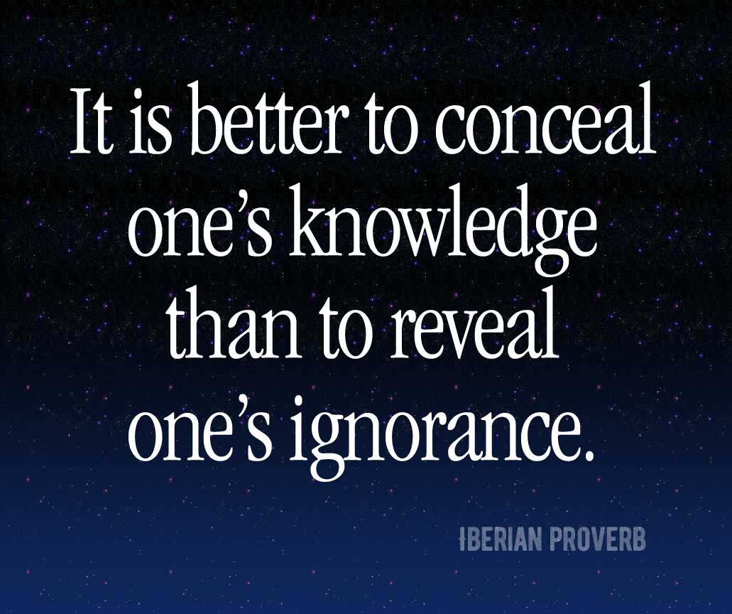 conceal_ones_knowledge